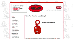 Desktop Screenshot of birdsclamps.com